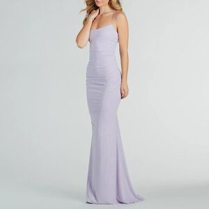 Windsor Purple Bodycon Maxi Dress Spaghetti Strap